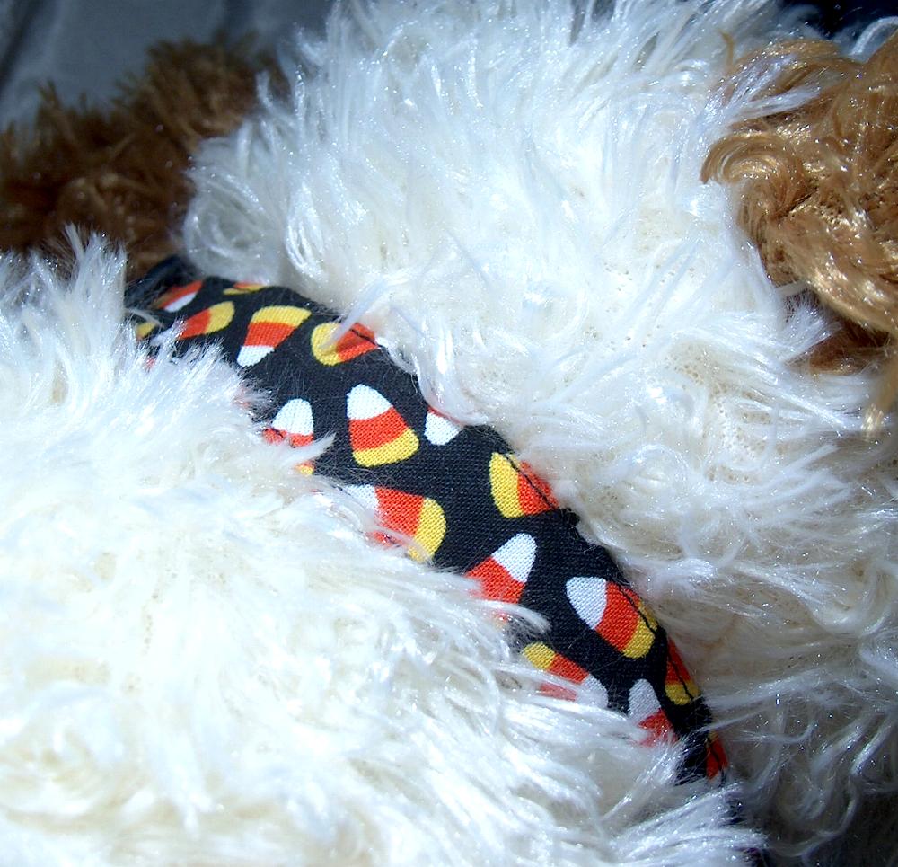Candy Corn Dog and Cat collars